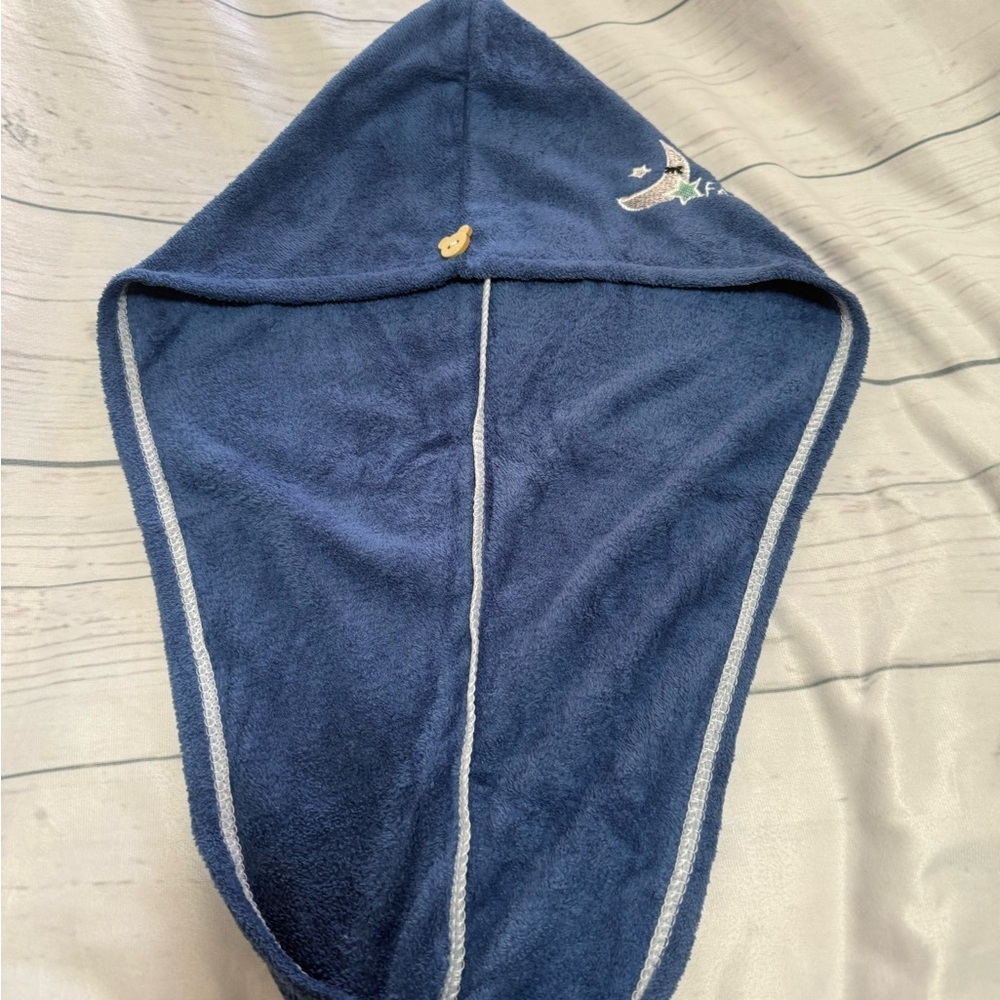 Blue Quick-Dry Hair Towel - Picture 3 of 6